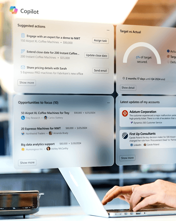 Growth Guaranteed With Top <br class="hidden md:block" /> <span class='text-[var(--medium-blue)]'>Microsoft Dynamics 365 </span> Consulting Partner